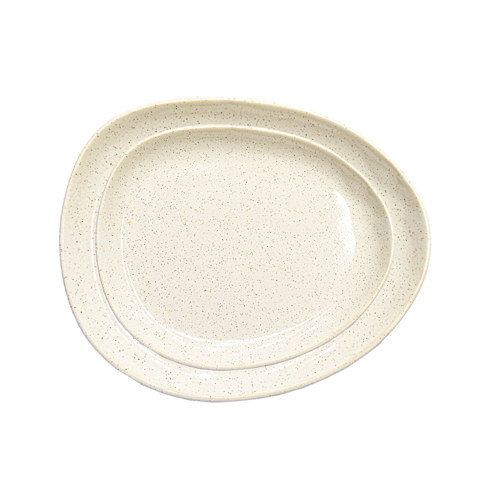 Asymmetric Plates (set of 4) / Saskab