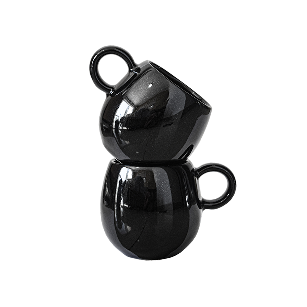 Mug (set de 4) / Obsidiana