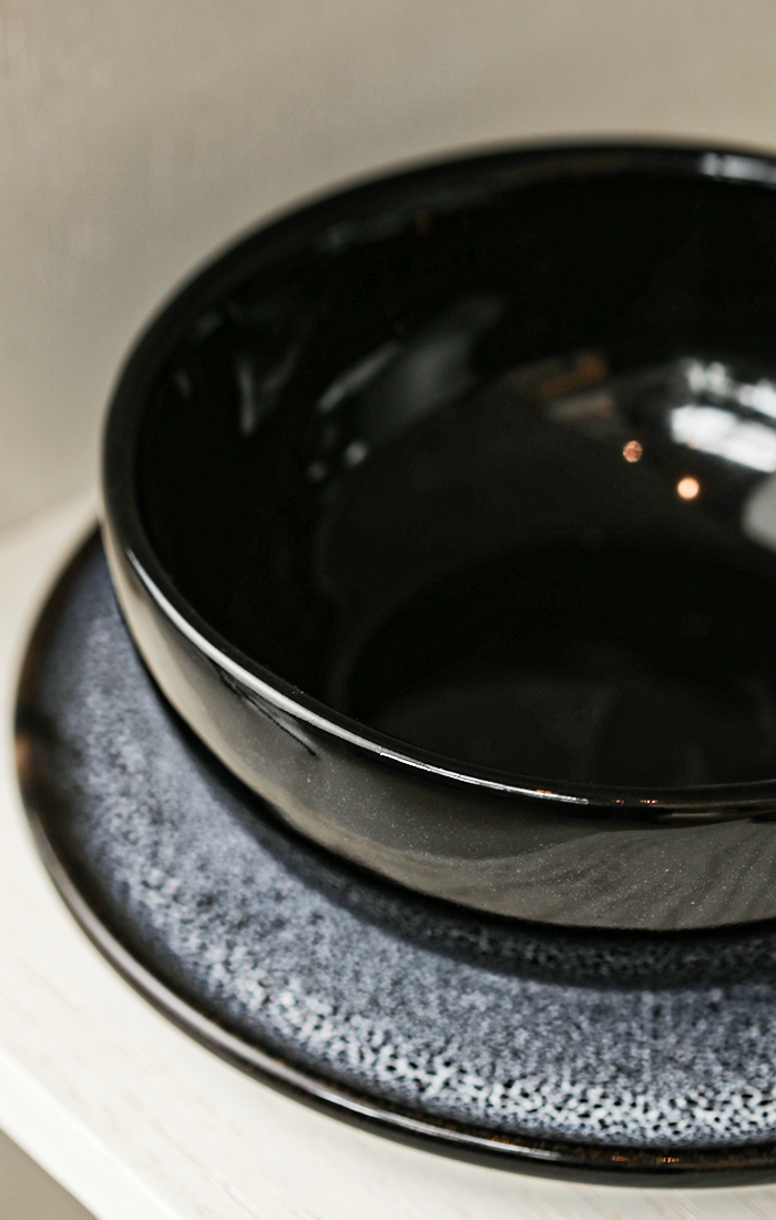 Nido Bowls (set de 4) / Obsidiana