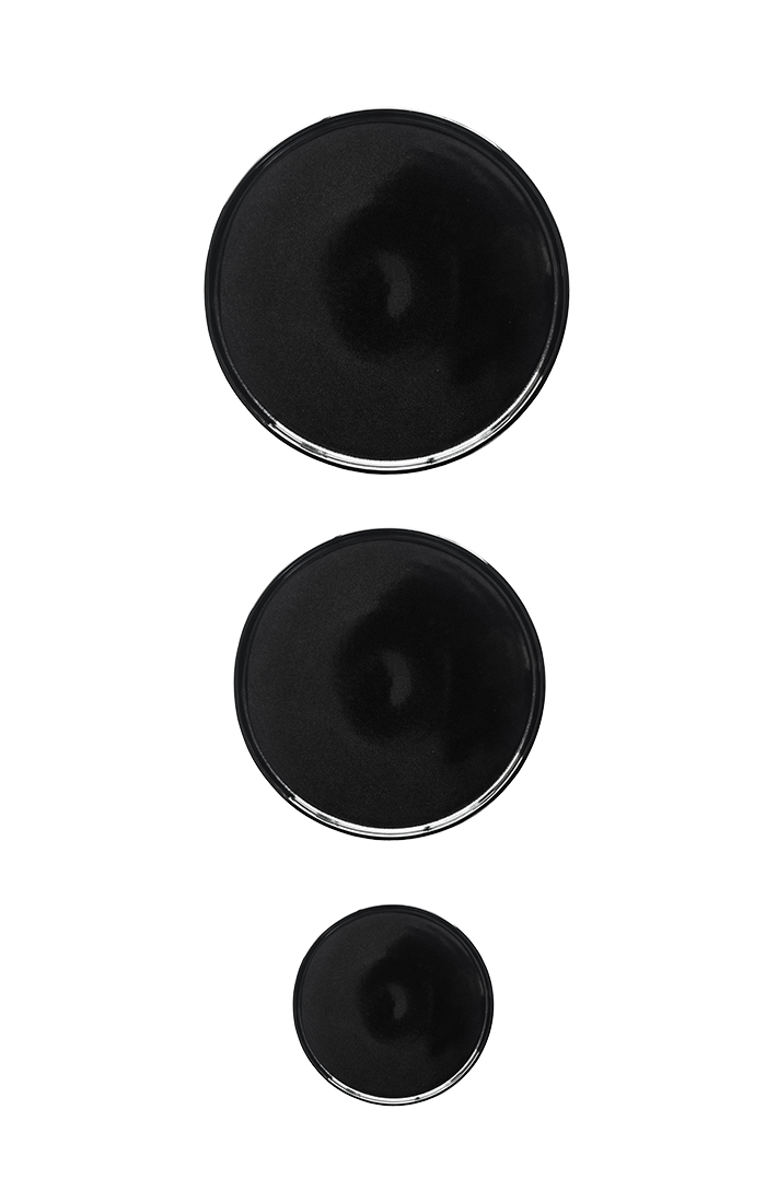 Alto Plates (set of 4) / Obsidiana