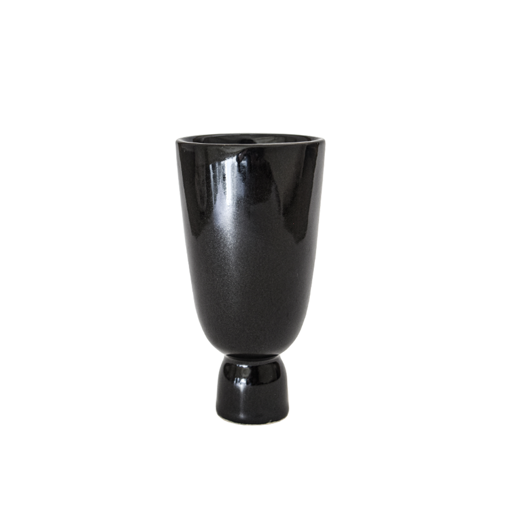 Flute Glass (set de 4) / Obsidiana