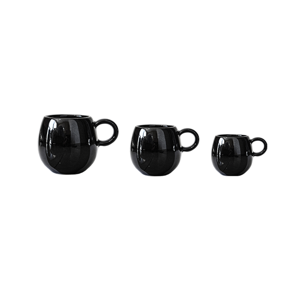 Mug (set de 4) / Obsidiana